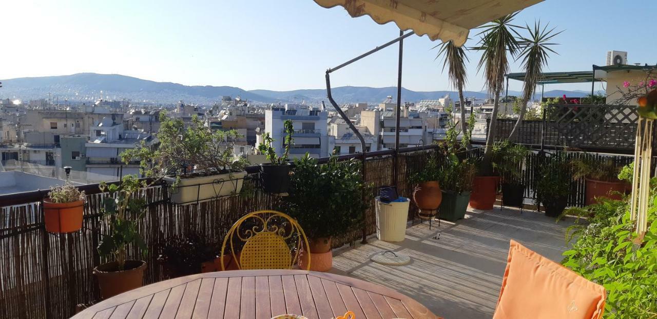 Penthouse Balcony Close To Acropolis Apartament Ateny Zewnętrze zdjęcie